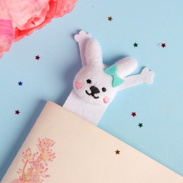 Мягкая игрушка-закладка "Зайка"