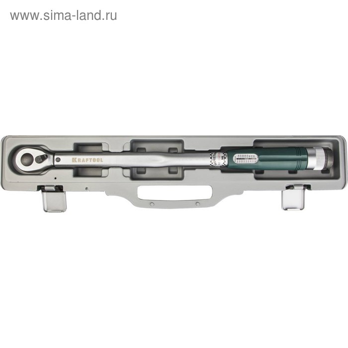 Динамометрический ключ KRAFTOOL 64054-200, со шкалой, точность +/- 4%, 1/2