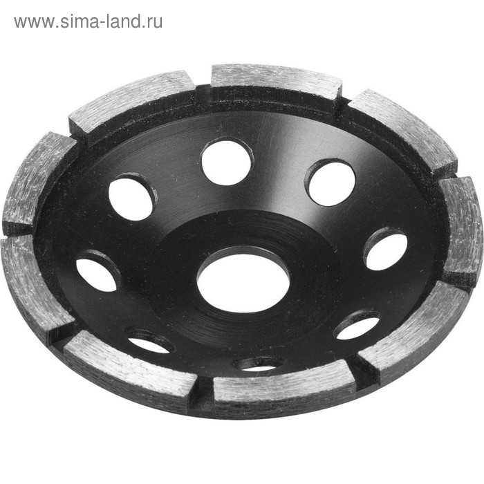 Чашка алмазная ЗУБР 33373-115, сегментная, однорядная, высота 22,2 мм, 115 мм