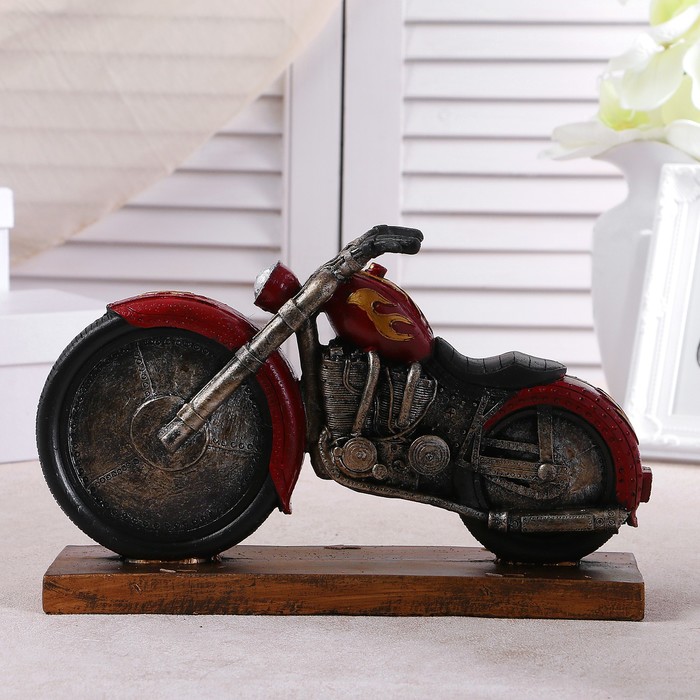 Часы настольные с термометром "Байк", 29х18х8 см