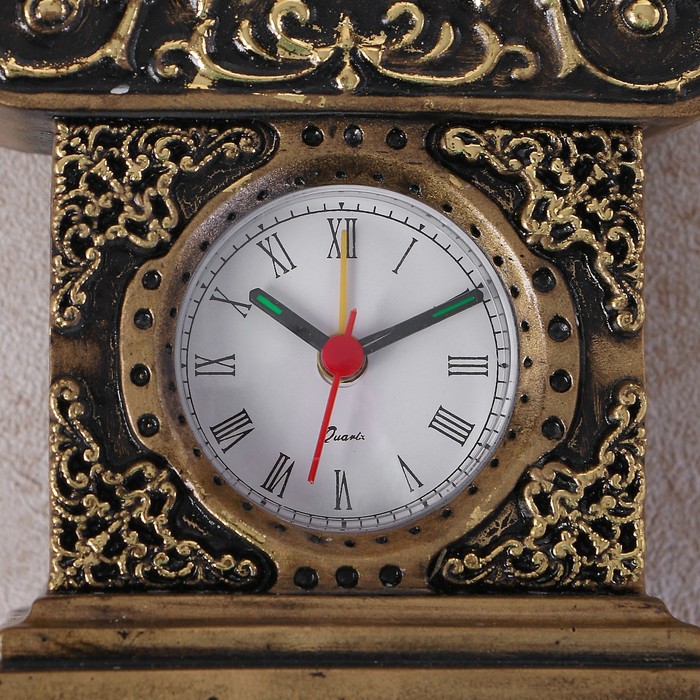 Часы настольные "Атлет", цвет золото, 26.5х11.5х7.5 см