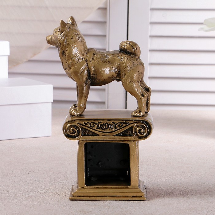 Часы настольные "Лайка", h=23 см