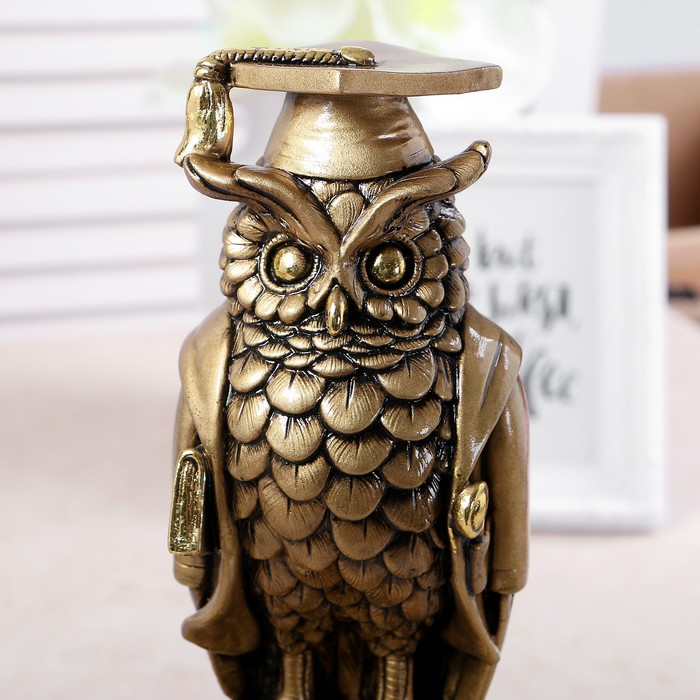 Часы настольные "Сова магистр", 31х10.5х8.5 см