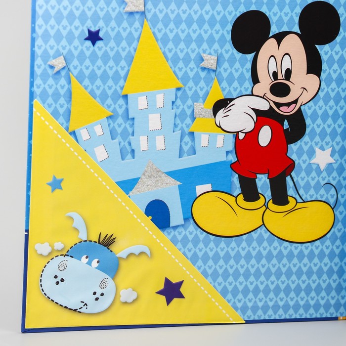 Обложка для документов "Первые документы нашего сыночка", Микки Маус