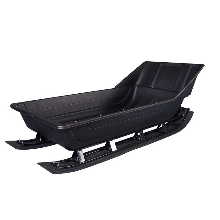 Сани на железном каркасе "Супер" с обтекателем, ширина полозьев 250 мм