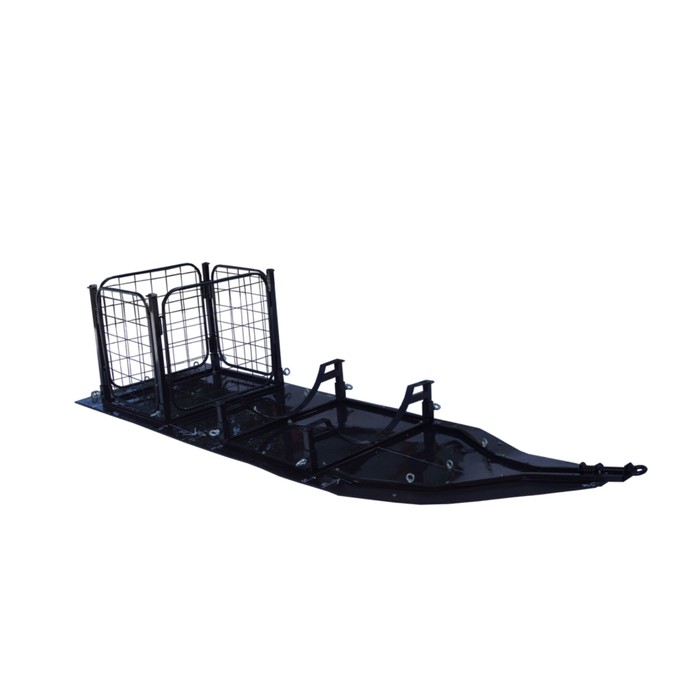 Сани "UNIVERSAL", ложементы для перевозки топливной бочки и ящик