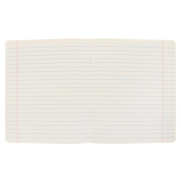 Тетрадь 12 листов линейка "Классика новая", обложка мелованный картон, голубая