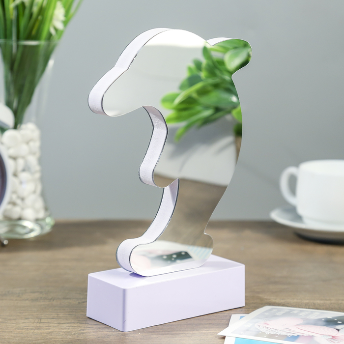 Ночник бесконечность "Дельфин" LED- голубой LEDx35 3AAA 5х11,3х20,2 см