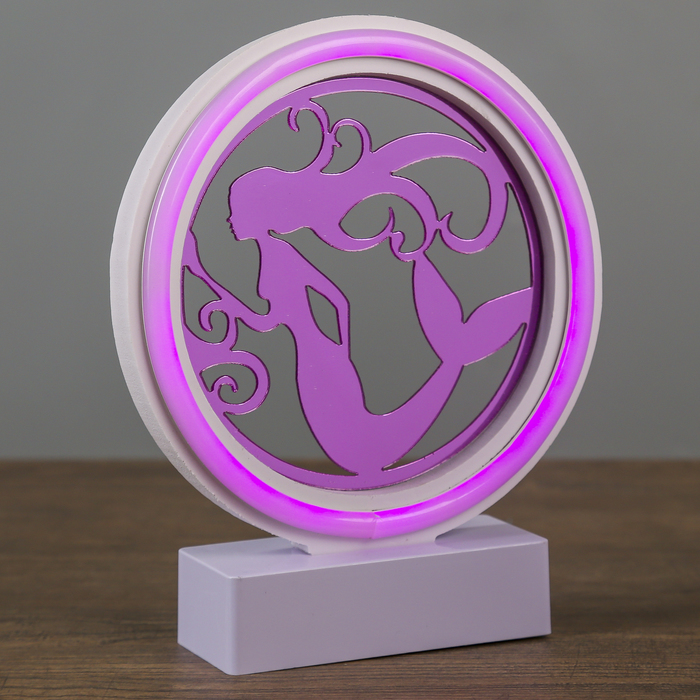 Ночник "Русалка" 3AAA диодная лента МИКС 5х16,5х19,5 см