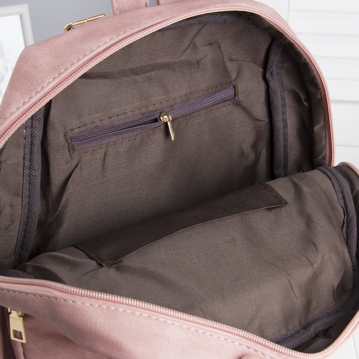 Рюкзак мол Кетрин, 27*14*32, отд на молнии, 2 н/кармана, пудра