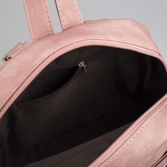 Рюкзак мол Кетрин, 27*14*32, отд на молнии, 2 н/кармана, пудра