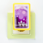 Ночник пластик "Город" 220В МИКС  5,5х4,5х8,5 см