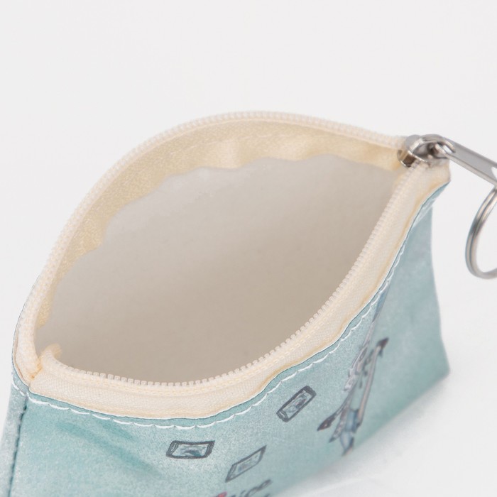 Кошелёк «Девочки», отдел на молнии, кольцо, серебро/МИКС