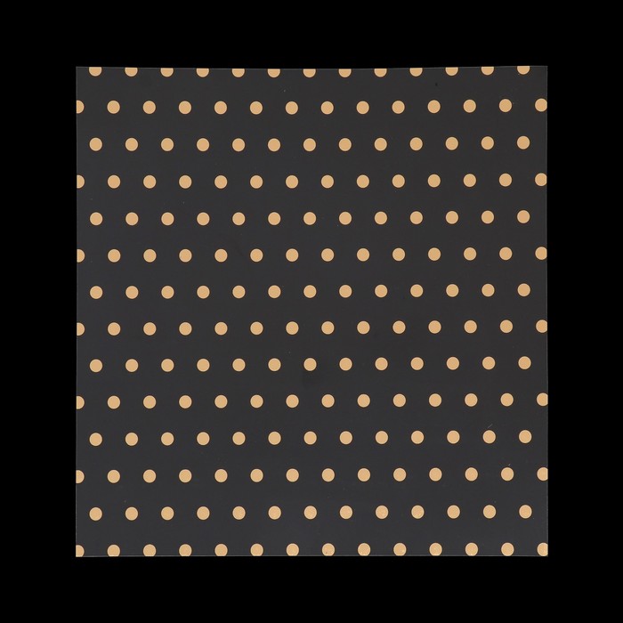 Прозрачный ацетатный лист с золотым фольгированием "В горошек"