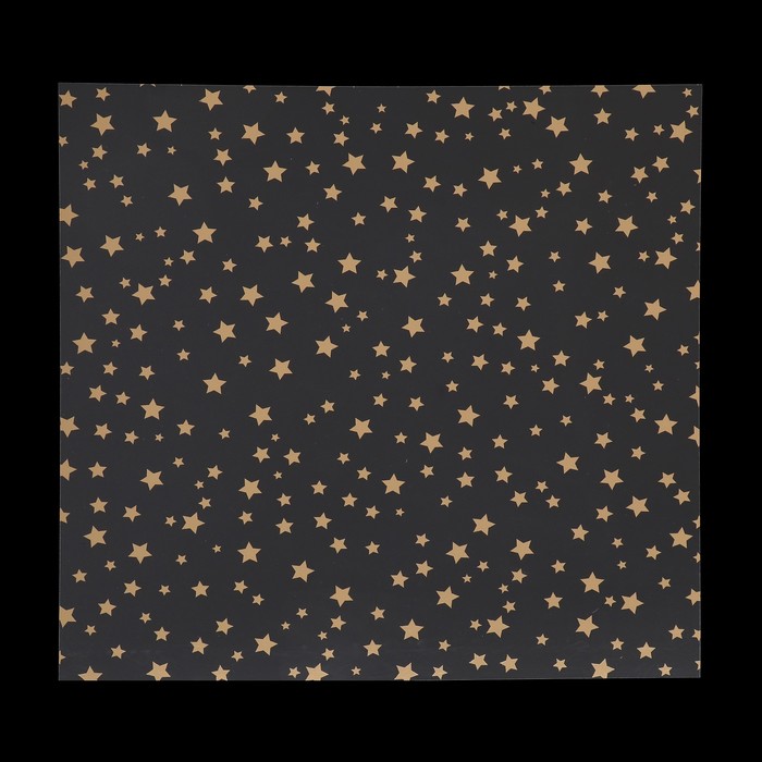 Прозрачный ацетатный лист с золотым фольгированием "Звездное небо"