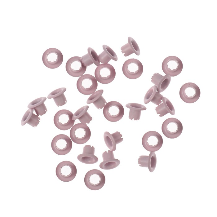 Набор металл. люверсов для скрапбукинга "Пудровый" 30 шт