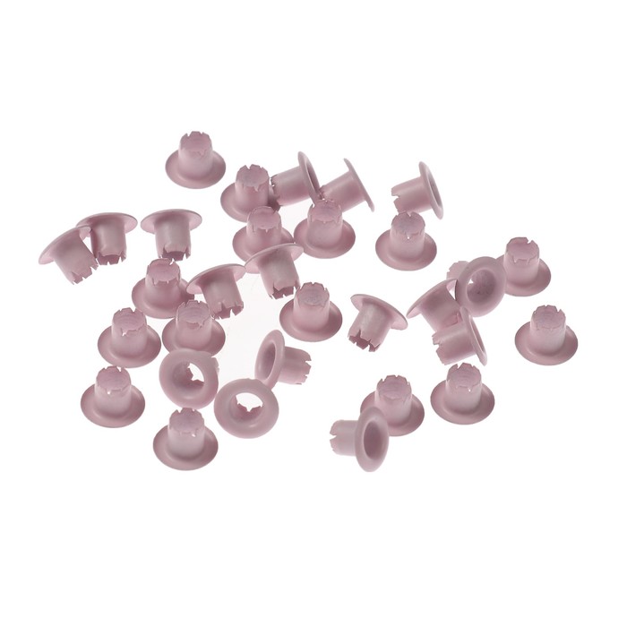 Набор металл. люверсов для скрапбукинга "Пудровый" 30 шт