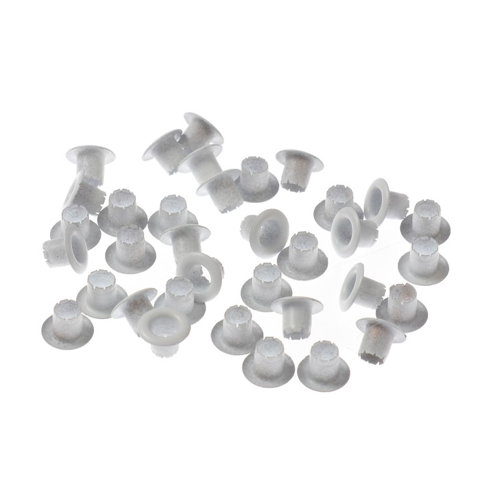 Набор металл. люверсов для скрапбукинга "Белый" 30 шт