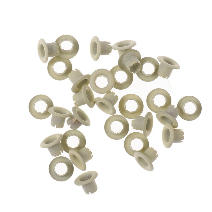 Набор металл. люверсов для скрапбукинга "Ванильный" 30 шт