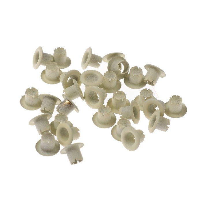 Набор металл. люверсов для скрапбукинга "Ванильный" 30 шт