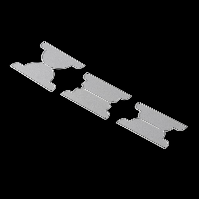 Нож для вырубки "Табы" (набор 3 шт) 5,5х5, 5,5х4 и 5,5х3,5 см