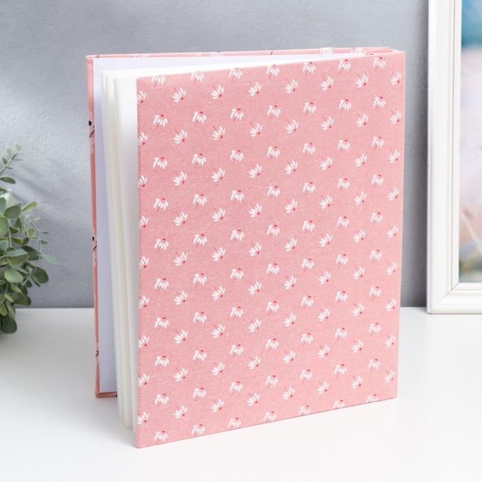 Фотоальбом на 100 фото 13х18 см "Цвет сакуры" текстиль 32,5х27,5х4 см