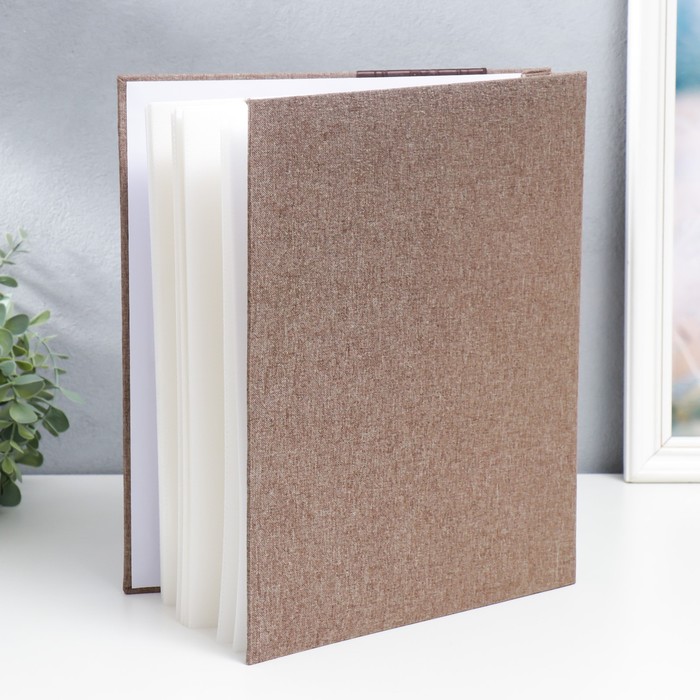 Фотоальбом на 100 фото 13х18 см "Эко" текстиль 32,5х27,5х4 см
