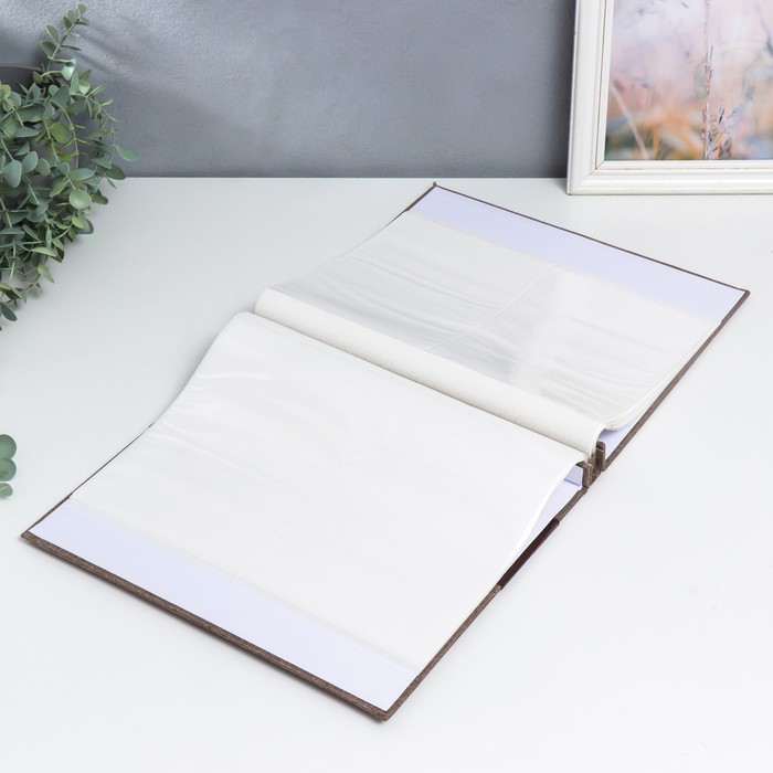 Фотоальбом на 100 фото 13х18 см "Эко" текстиль 32,5х27,5х4 см