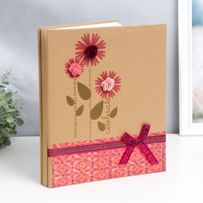 Фотоальбом на 100 фото 13х18 см "Летний цвет" 32,5х27,5х4 см