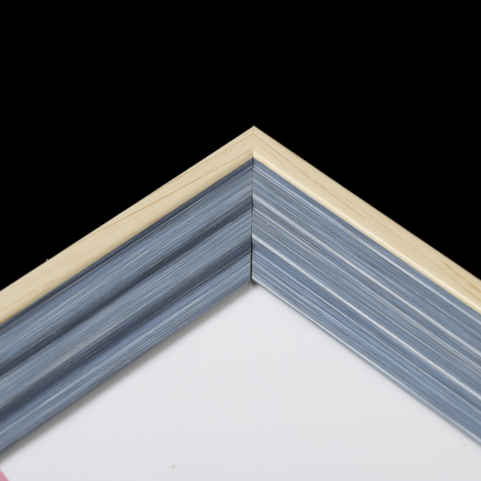 Фоторамка пластик 15х20 см "Лестница, синяя джинса" 25,8х20,8х2,2 см