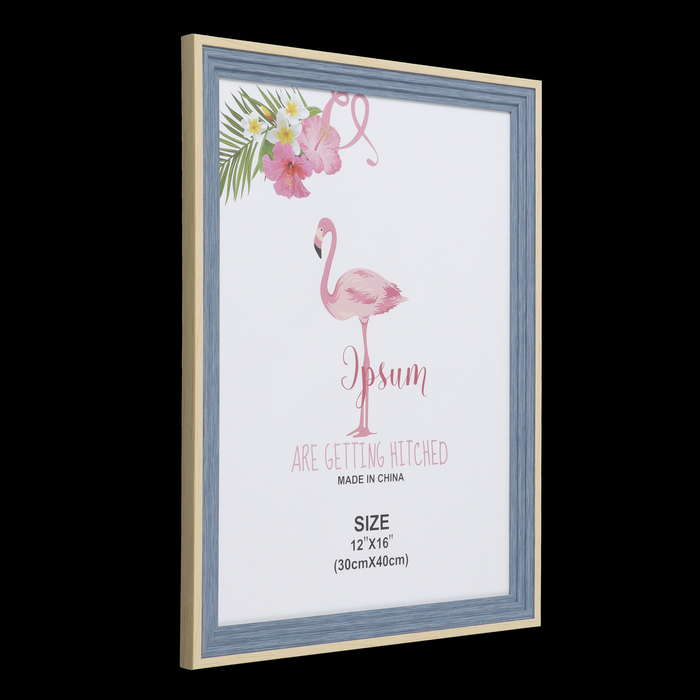 Фоторамка пластик 30х40 см "Лестница, синяя джинса" 45,8х35,8х2,2 см