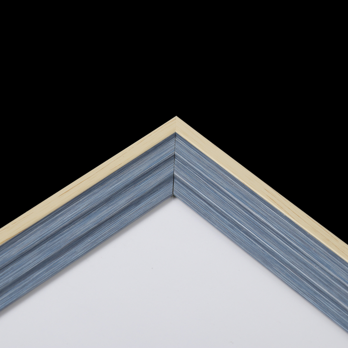 Фоторамка пластик 30х40 см "Лестница, синяя джинса" 45,8х35,8х2,2 см