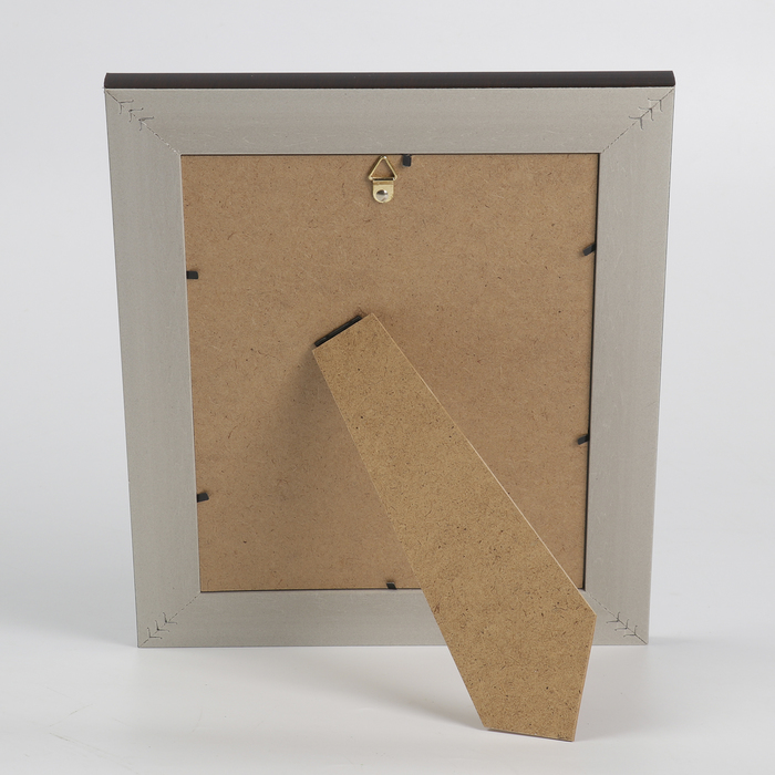 Фоторамка пластик 20х25 см "Тёмный шоколад и золото" 33,2х28,2х2,1 см