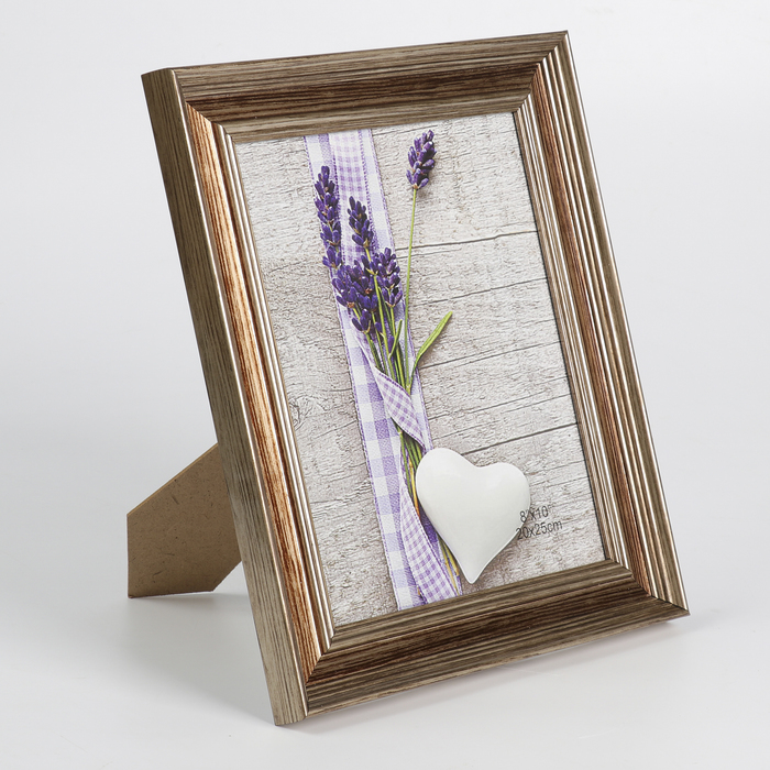 Фоторамка пластик 20х25 см "Бронзовый металлик" 33,2х28,2х2,1 см