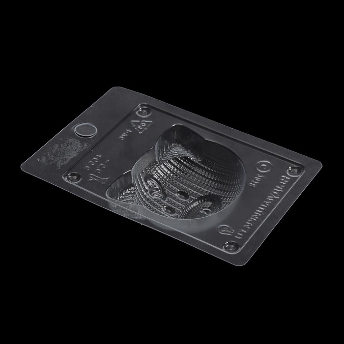 Пластиковая форма для мыла "Вязаная свинка" 8х2,5х6,5 см