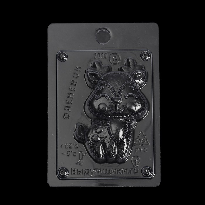 Пластиковая форма для мыла "Оленёнок" 6,5х3х9,5 см