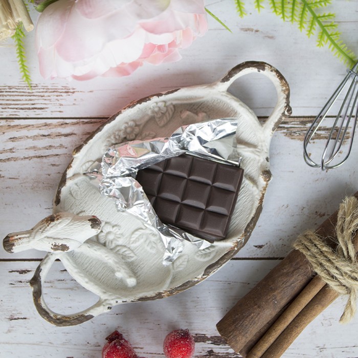 Силиконовый молд "Молочный шоколад" 3,5х5 см