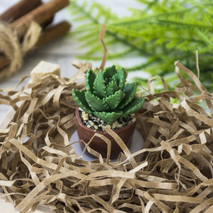 Силиконовый молд "Алоэ в горшке мини" 3,5х2,5х2,5 см