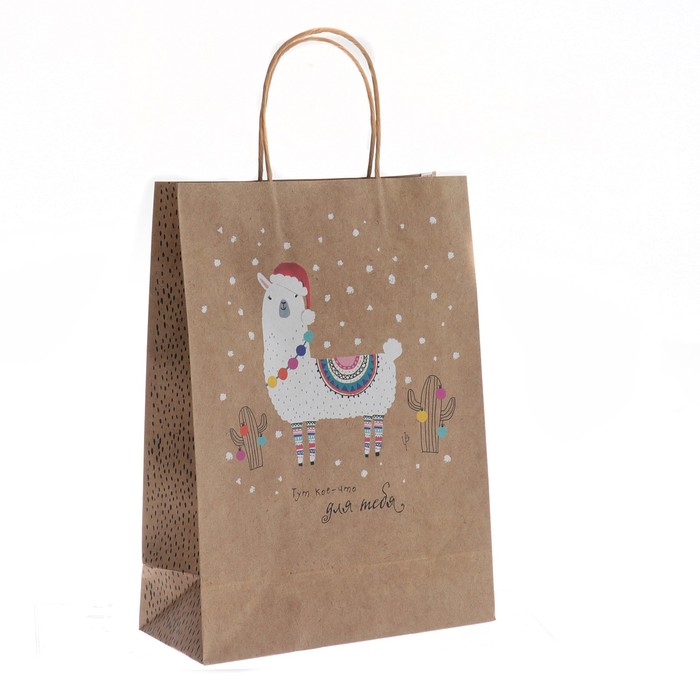 Пакет подарочный &quot;БрендМороз&quot;, 24 х 20 х 10,2 см