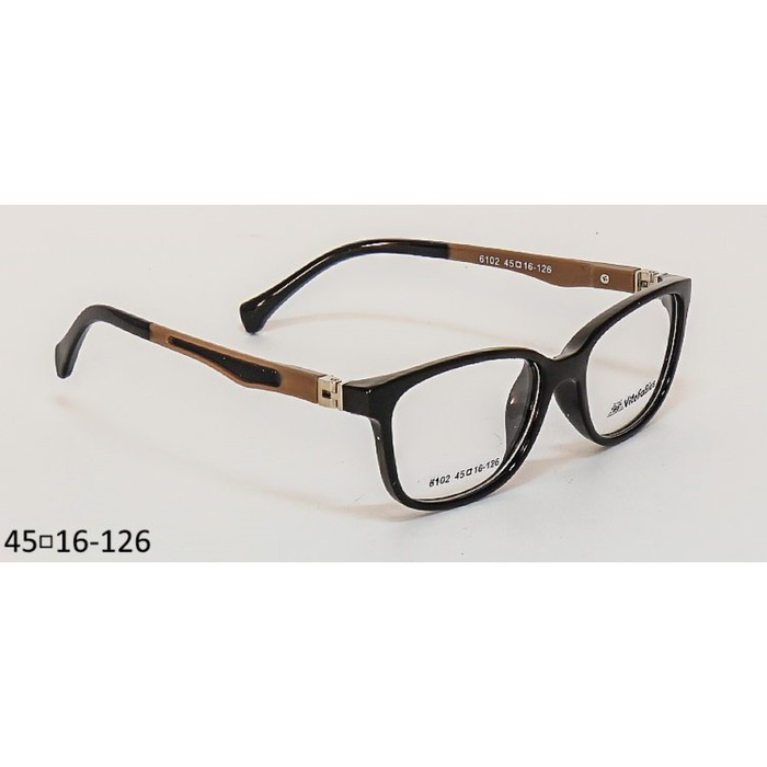 Оправа детская, 6102, чёрно-коричневый