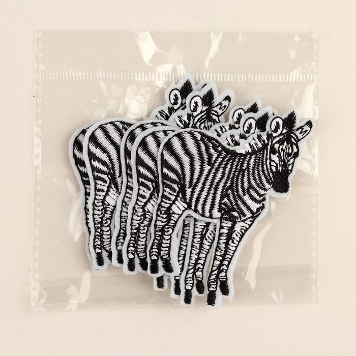 Термоаппликация "Зебра", 5 х 8 см