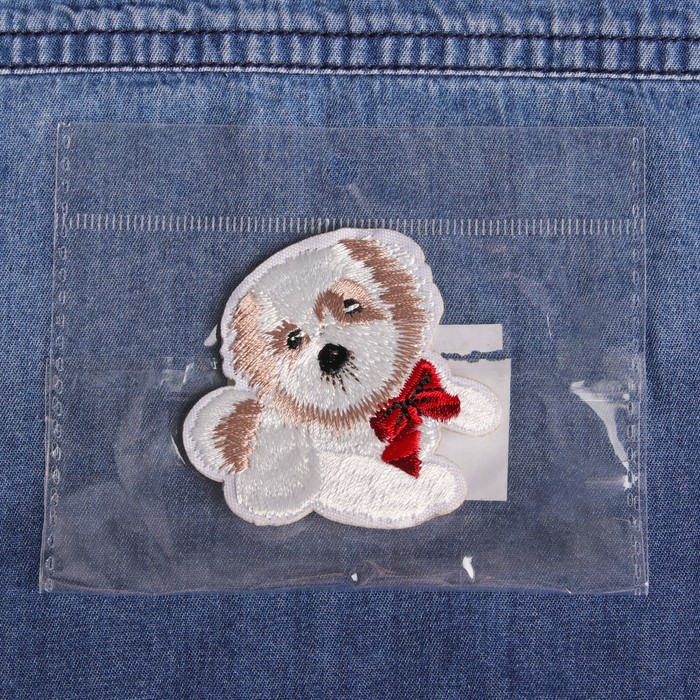 Термоаппликация "Пёсик", 5,5 х 5,5 см