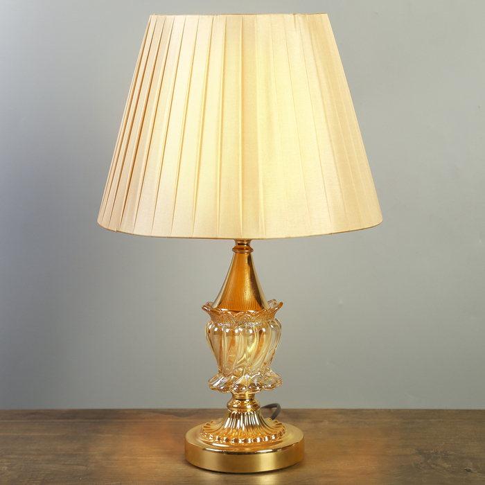 Лампа настольная Е27 25W 220В "Селин" низ подсветка 28х28х44,5