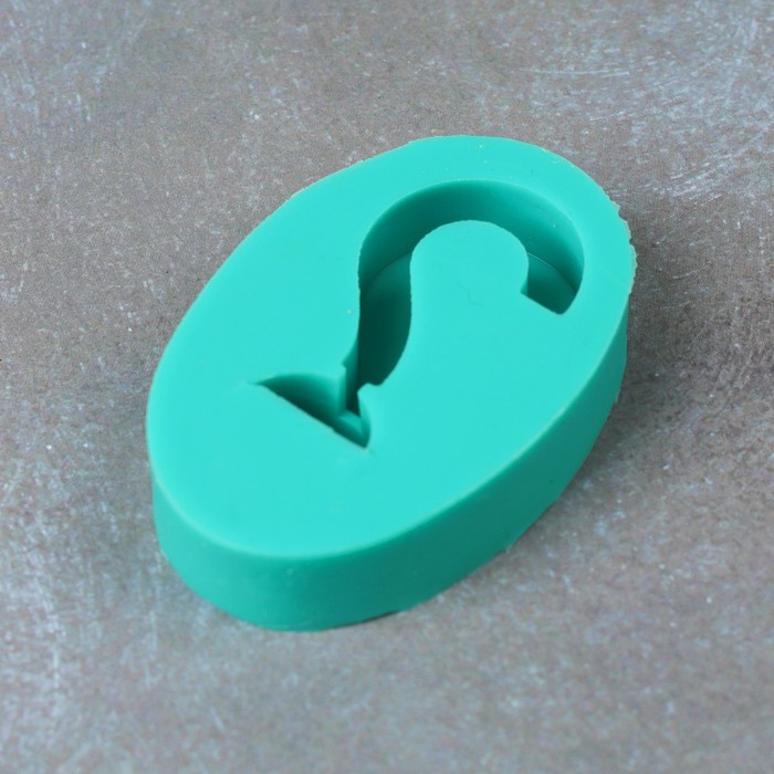 Молд "Вопросительный знак 3D"