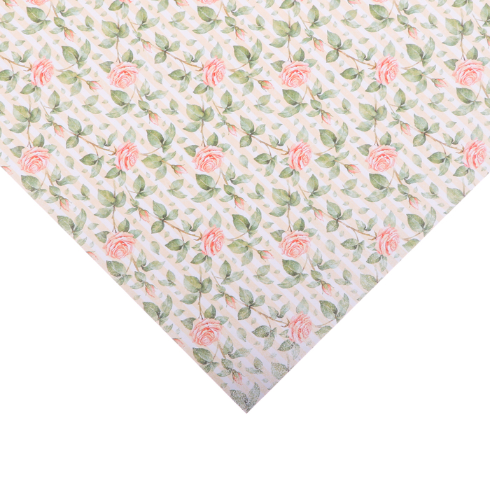 Бумага для скрапбукинга с клеевым слоем «Мгновение весны», 20 × 21,5 см