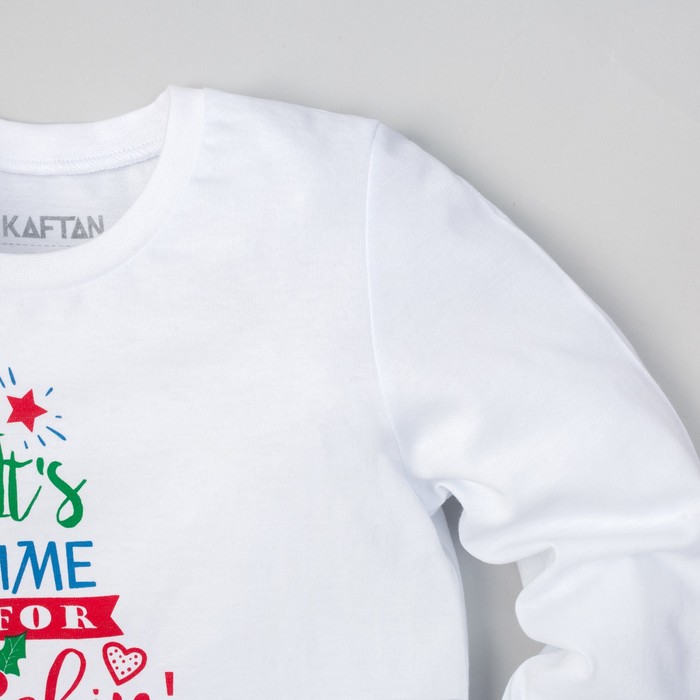 Комплект детский: джемпер и брюки KAFTAN "Around time Cristmas", 11-12 л., р-р 38, 100% хб 374