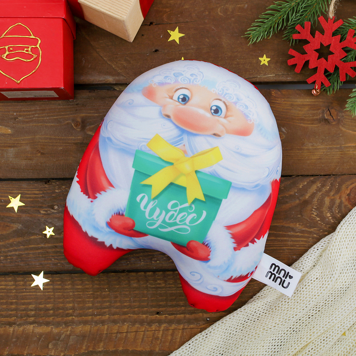 Мягкая игрушка-антистресс "Чудес!", Дед Мороз