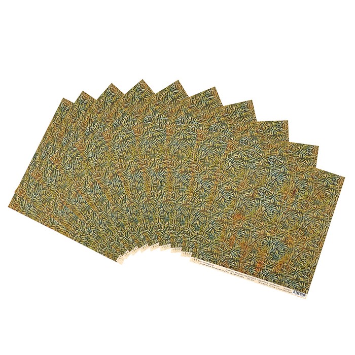 Бумага для скрапбукинга "В глубине сада "Бабушкин сад" 30.5х30.5 см, 250 гр/м2