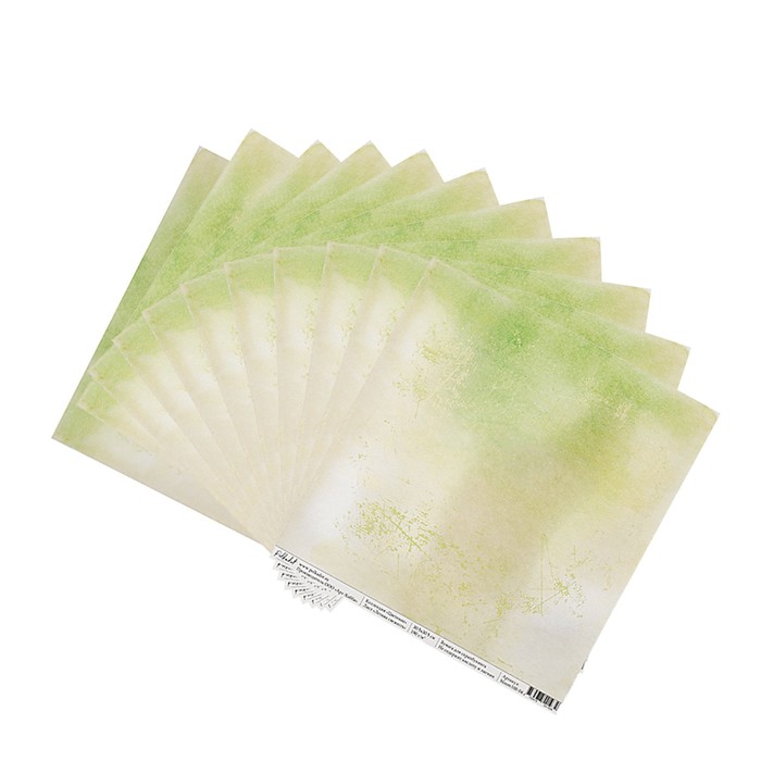 Бумага для скрапбукинга "Летняя свежесть "Цветение" 30.5х30.5 см, 190 гр/м2