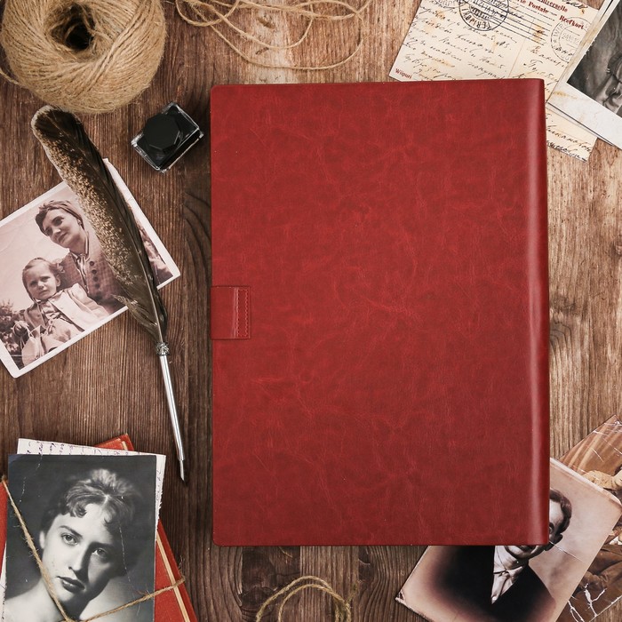 Подарочный набор "Родословная книга нашей семьи", с пером и чернильницей, корич., 35 х 42 см 32826